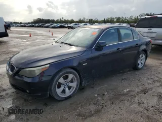 2005 BMW 5 Series 530i with VIN WBANA73505CR58495, listed as a Copart auction lot 81512884 with Not Provided miles and Clean Title. Bid and sale history available at carsss.com. Image 1.