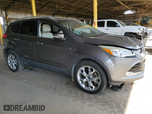 2014 Ford Escape Titanium с VIN 1FMCU0J91EUA21918, выставлен на аукционе Copart как лот 59161865 с пробегом 118 003 миль миль и Списание • Salvage title. История ставок и продаж доступна на DreamBid. Изображение 4.