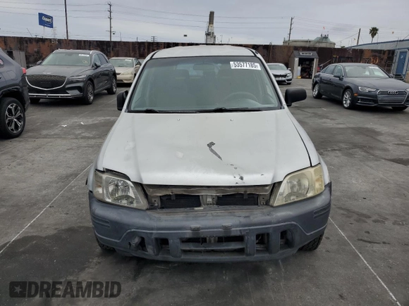 1998 Honda CR-V LX with VIN JHLRD2847WC003311, listed as a Copart auction lot 53577185 with 176,694 mi miles and Salvage Title. Bid and sale history available at carsss.com. Image 5.