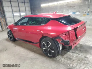 2022 Kia EV6 GT-Line with VIN KNDC4DLC7N5042349, listed as a Copart auction lot 47463225 with 61,689 mi miles and Salvage Title. Bid and sale history available at carsss.com. Image 2.