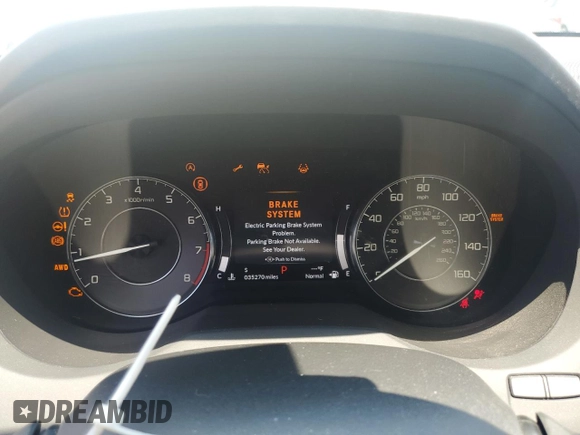2022 Acura RDX Advance with VIN 5J8TC2H72NL009713, listed as a Copart auction lot 65833825 with 35,270 mi miles and Salvage title. Bid and sale history available at DreamBid. Image 9.