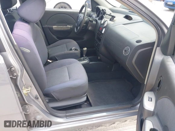 2006 Chevrolet Aveo LT with VIN KL1TG56676B537180, listed as a IAAI auction lot 42571644 with 200,894 mi miles and . Bid and sale history available at DreamBid. Image 5.