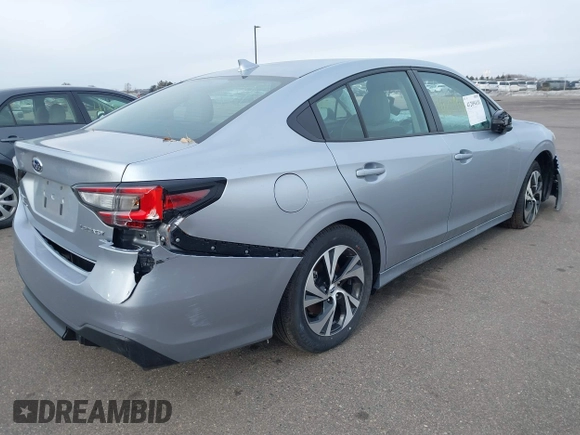 2024 Subaru Legacy Premium with VIN 4S3BWAD61R3005845, listed as a IAAI auction lot 41209410 with 1,732 mi miles and . Bid and sale history available at DreamBid. Image 4.