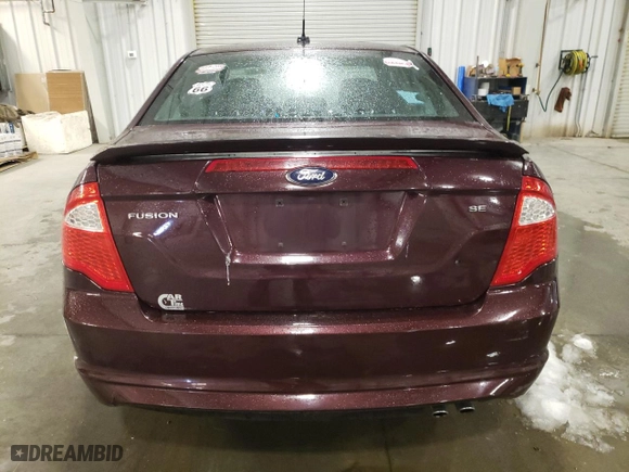 2012 Ford Fusion SE with VIN 3FAHP0HA0CR415745, listed as a Copart auction lot 51979425 with 266,959 mi miles and Salvage Title. Bid and sale history available at carsss.com. Image 6.