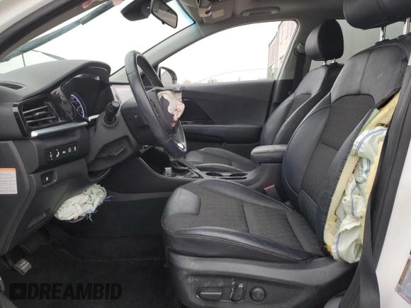2022 Kia Niro LX with VIN KNDCB3LC1N5546699, listed as a Copart auction lot 84321764 with 76,108 mi miles and Salvage Title. Bid and sale history available at carsss.com. Image 7.
