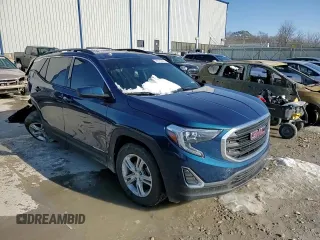 2020 GMC Terrain SLE with VIN 3GKALTEV4LL344105, listed as a Copart auction lot 87712415 with 73,079 mi miles and Salvage Title. Bid and sale history available at DreamBid. Image 11.