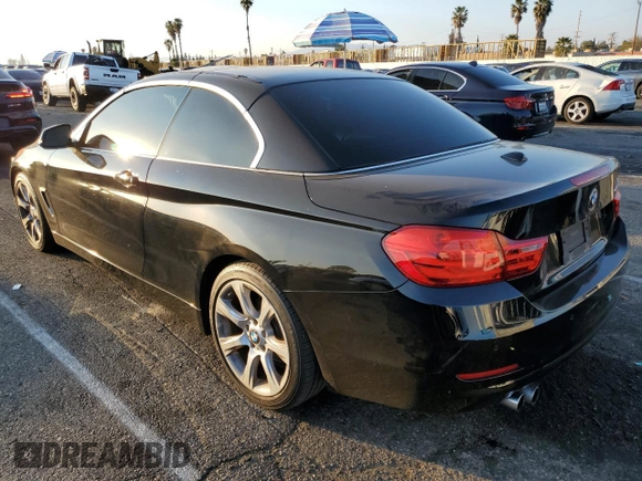 2015 BMW 4 Series 428i with VIN WBA3V7C57FP772037, listed as a Copart auction lot 42455645 with 207,970 mi miles and Salvage Title. Bid and sale history available at carsss.com. Image 2.