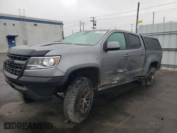 2018 Chevrolet Colorado 4WD ZR2 with VIN 1GCPTEE17J1211308, listed as a Copart auction lot 81398054 with 135,350 mi miles and Salvage Title. Bid and sale history available at carsss.com. Image 1.