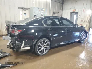 2017 Lexus GS with VIN JTHCZ1BL8HA005872, listed as a Copart auction lot 47780075 with 128,551 mi miles and Salvage Title. Bid and sale history available at carsss.com. Image 3.