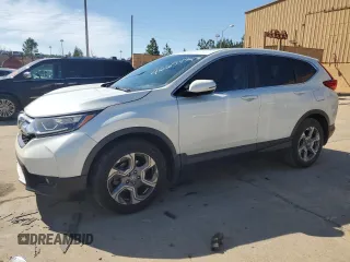 2017 Honda CR-V EX-L with VIN 2HKRW1H84HH518262, listed as a Copart auction lot 46654945 with 142,602 mi miles and Salvage Title. Bid and sale history available at carsss.com. Image 1.