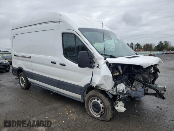 2020 Ford Transit Cargo with VIN 1FTBR1X80LKA87827, listed as a Copart auction lot 51919325 with 90,463 mi miles and Salvage Title. Bid and sale history available at DreamBid. Image 4.