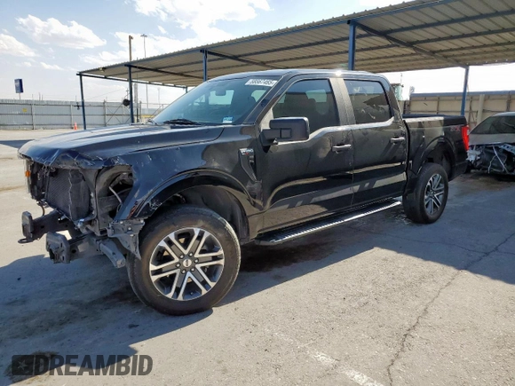 2021 Ford F-150 XL with VIN 1FTFW1E54MFC29139, listed as a Copart auction lot 58567465 with 54,551 mi miles and Salvage title. Bid and sale history available at DreamBid. Image 1.