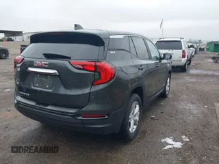 2021 GMC Terrain SLE with VIN 3GKALMEV5ML327711, listed as a IAAI auction lot 41173264 with 103,507 mi miles and . Bid and sale history available at carsss.com. Image 4.