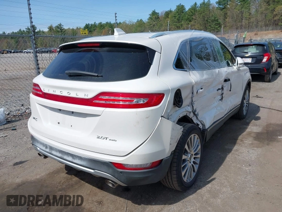 2017 Lincoln MKC Reserve with VIN 5LMCJ3D93HUL46478, listed as a IAAI auction lot 42147121 with 60,316 mi miles and . Bid and sale history available at DreamBid. Image 4.