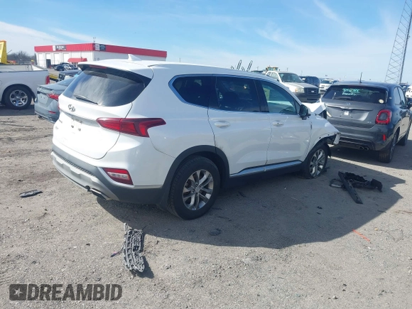 2020 Hyundai Santa Fe SEL w/SULEV with VIN 5NMS33AD3LH153043, listed as a IAAI auction lot 41733954 with 114,206 mi miles. Bid and sale history available at carsss.com. Image 4.