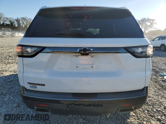2021 Chevrolet Traverse Premier with VIN 1GNERKKW0MJ166034, listed as a Copart auction lot 86190534 with 64,401 mi miles and Salvage Title. Bid and sale history available at carsss.com. Image 6.