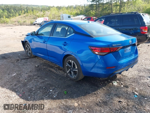 2024 Nissan Sentra SV with VIN 3N1AB8CV7RY281658, listed as a IAAI auction lot 42033096 with 15,150 mi miles and . Bid and sale history available at DreamBid. Image 3.