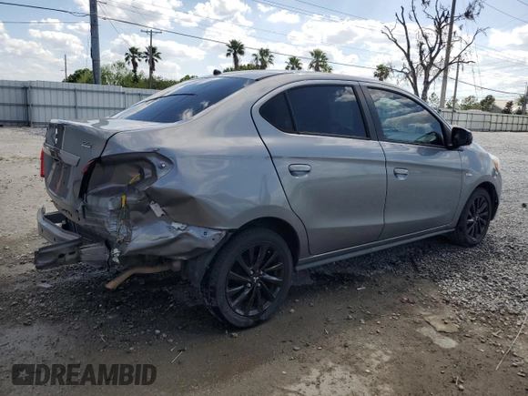 2020 Mitsubishi Mirage SE z VIN ML32F4FJ4LHF13522, wystawiony jako Copart lot #51073075 z przebiegiem 61 452 mil mil oraz Nie do naprawy. Historia ofert i sprzedaży dostępna na DreamBid. Obrazek 3.