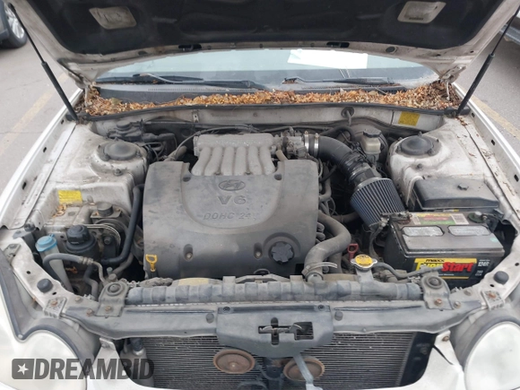 2003 Hyundai Sonata GLS with VIN KMHWF35H93A889013, listed as a IAAI auction lot 41751356 with 213,896 mi miles. Bid and sale history available at carsss.com. Image 10.