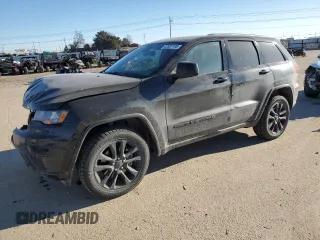 2022 Jeep Grand Cherokee WK Laredo E with VIN 1C4RJFAG1NC113500, listed as a Copart auction lot 42537195 with 55,663 mi miles and Salvage Title. Bid and sale history available at carsss.com. Image 1.