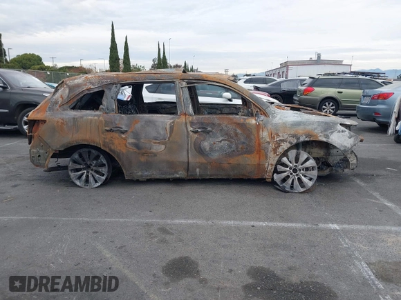 2016 Acura MDX w/Tech with VIN 5FRYD3H4XGB003692, listed as a IAAI auction lot 40994630 with 1 mi miles. Bid and sale history available at carsss.com. Image 12.