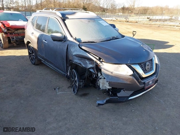 2019 Nissan Rogue S with VIN 5N1AT2MV1KC756852, listed as a IAAI auction lot 41352869 with 109,022 mi miles. Bid and sale history available at carsss.com. Image 6.