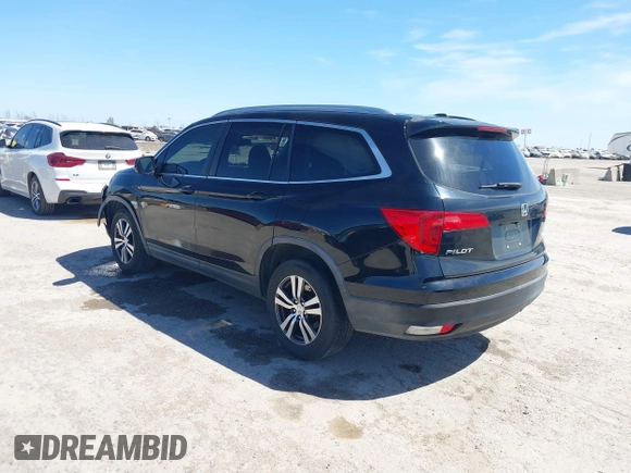 2016 Honda Pilot EX-L with VIN 5FNYF6H58GB018830, listed as a IAAI auction lot 41814636 with 147,242 mi miles. Bid and sale history available at carsss.com. Image 3.