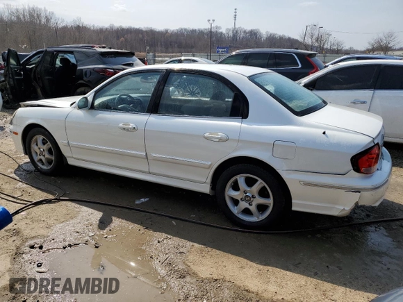 2005 Hyundai Sonata GLS with VIN KMHWF35H55A148781, listed as a Copart auction lot 48931395 with 166,589 mi miles and Non Repairable. Bid and sale history available at carsss.com. Image 2.