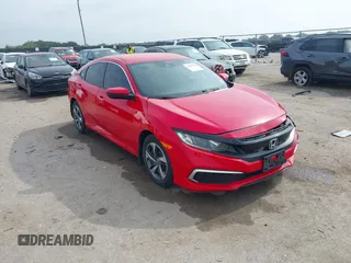 2020 Honda Civic LX with VIN 2HGFC2F60LH524775, listed as a IAAI auction lot 42286213 with 57,476 mi miles and . Bid and sale history available at DreamBid. Image 1.