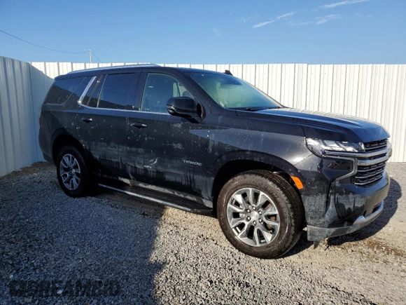 2024 Chevrolet Tahoe LT with VIN 1GNSCNKDXRR135368, listed as a Copart auction lot 80444054 with 14,437 mi miles and Non repairable. Bid and sale history available at DreamBid. Image 4.
