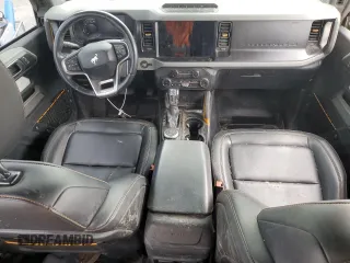 2022 Ford Bronco с VIN 1FMDE5CP9NLA76116, выставлен на аукционе Copart как лот 49716545 с пробегом 56 654 миль миль и Списание • Salvage title. История ставок и продаж доступна на DreamBid. Изображение 8.