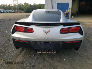 2016 Chevrolet Corvette Z51 1LT with VIN 1G1YH2D73G5123716, listed as a Copart auction lot 67186674 with 0 mi miles and Salvage Title. Bid and sale history available at carsss.com. Image 6.