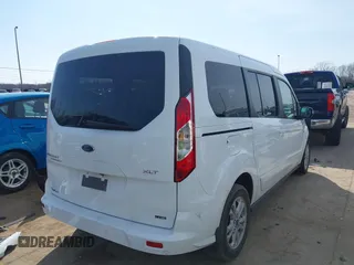 2021 Ford Transit Connect XLT with VIN NM0GE9F25M1494107, listed as a IAAI auction lot 41737018 with 33,512 mi miles and . Bid and sale history available at DreamBid. Image 4.