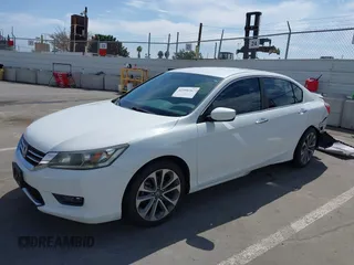 2014 Honda Accord Sedan Sport with VIN 1HGCR2F52EA204769, listed as a IAAI auction lot 41998267 with 53,496 mi miles. Bid and sale history available at carsss.com. Image 2.