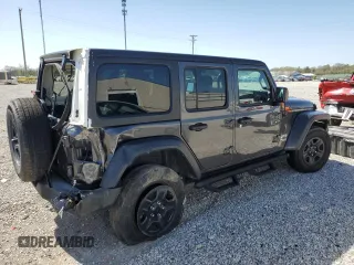 2020 Jeep Wrangler Unlimited Sport with VIN 1C4HJXDG6LW201614, listed as a Copart auction lot 51756345 with 56,346 mi miles and Salvage title. Bid and sale history available at DreamBid. Image 3.