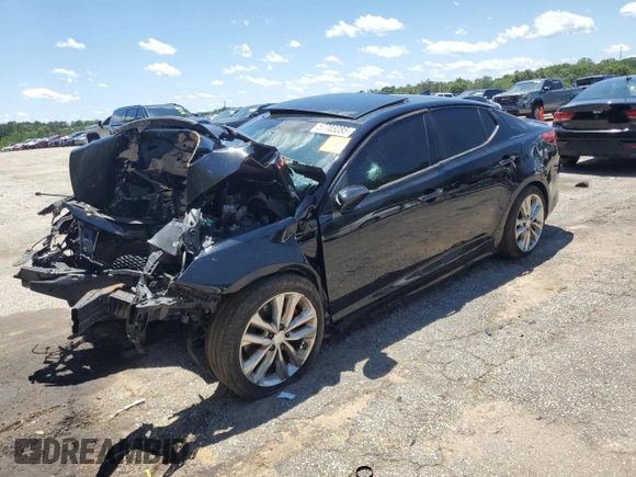 2015 Kia Optima SX Turbo with VIN 5XXGR4A60FG381919, listed as a Copart auction lot 57703285 with Not provided miles and Salvage title. Bid and sale history available at DreamBid. Image 1.