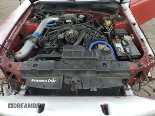 1996 Ford Mustang GT with VIN 1FALP42X9TF101569, listed as a Copart auction lot 45700545 with 119,083 mi miles and Salvage title. Bid and sale history available at DreamBid. Image 11.