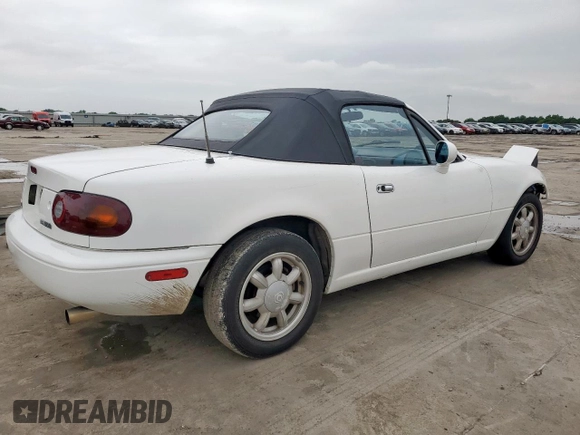 1993 Mazda MX-5 Miata with VIN JM1NA3514P1415302, listed as a Copart auction lot 59605875 with 156,881 mi miles and Salvage title. Bid and sale history available at DreamBid. Image 3.