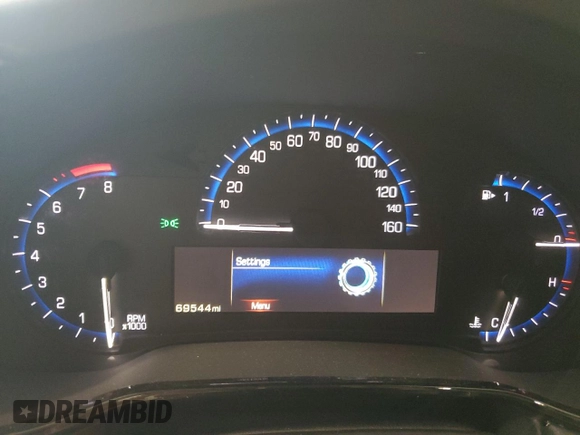 2015 Cadillac CTS Performance AWD with VIN 1G6AY5S3XF0131806, listed as a Copart auction lot 58422704 with 69,544 mi miles and Salvage Title. Bid and sale history available at DreamBid. Image 9.