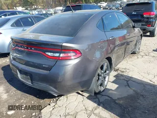 2015 Dodge Dart GT with VIN 1C3CDFEB6FD278924, listed as a IAAI auction lot 40889120 with 104,063 mi miles. Bid and sale history available at carsss.com. Image 4.