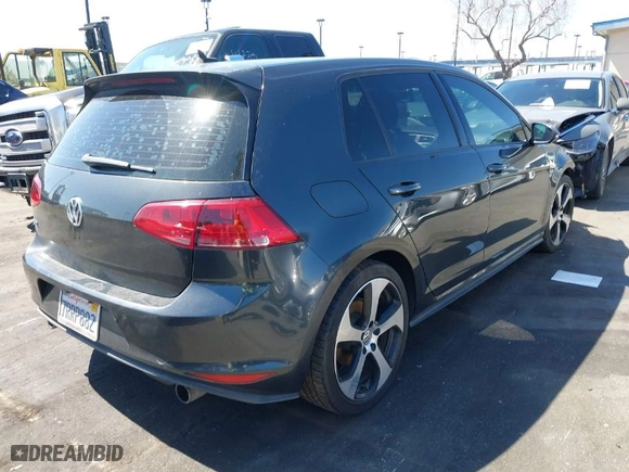 2016 Volkswagen Golf GTI SE with VIN 3VW4T7AU1GM044581, listed as a IAAI auction lot 41823651 with 148,660 mi miles. Bid and sale history available at carsss.com. Image 4.