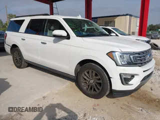 2021 Ford Expedition Max Limited with VIN 1FMJK1KT5MEA18669, listed as a IAAI auction lot 41334410 with 78,526 mi miles and . Bid and sale history available at DreamBid. Image 1.