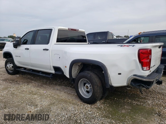 2020 Chevrolet Silverado 3500HD Work Truck with VIN 1GC4YSEY5LF329539, listed as a Copart auction lot 38278574 with 0 mi miles and Salvage Title. Bid and sale history available at carsss.com. Image 2.