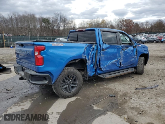 2022 Chevrolet Silverado 1500 LT Trail Boss with VIN 3GCUDFED7NG619475, listed as a Copart auction lot 78949174 with 14,068 mi miles and Salvage Title. Bid and sale history available at DreamBid. Image 3.