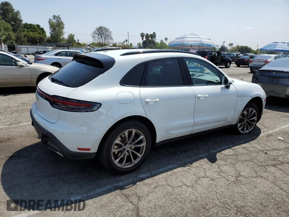 2024 Porsche Macan with VIN WP1AA2A52RLB12140, listed as a Copart auction lot 54584835 with 7,479 mi miles and Salvage title. Bid and sale history available at DreamBid. Image 3.