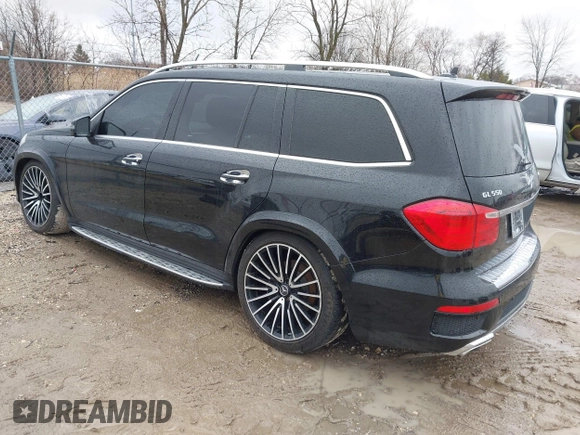 2014 Mercedes-Benz GL-Class GL 550 with VIN 4JGDF7DE1EA274612, listed as a IAAI auction lot 41710174 with 105,094 mi miles. Bid and sale history available at carsss.com. Image 3.