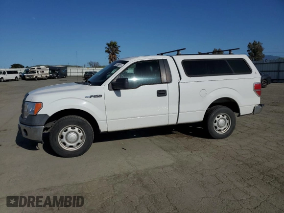 2011 Ford F-150 XL with VIN 1FTMF1CM8BFB33612, listed as a Copart auction lot 52458815 with 168,477 mi miles and Salvage Title. Bid and sale history available at DreamBid. Image 1.