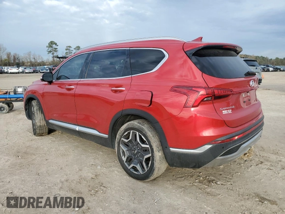 2022 Hyundai Santa Fe Limited with VIN 5NMS44AL5NH449985, listed as a Copart auction lot 88210525 with 40,629 mi miles and Salvage Title. Bid and sale history available at carsss.com. Image 2.