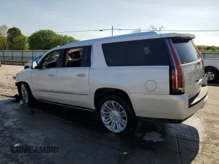 2016 Cadillac Escalade ESV Premium Collection z VIN 1GYS4JKJ7GR199458, wystawiony jako Copart lot #54258705 z przebiegiem 148 150 mil mil oraz Szkoda całkowita • Salvage title. Historia ofert i sprzedaży dostępna na DreamBid. Obrazek 2.