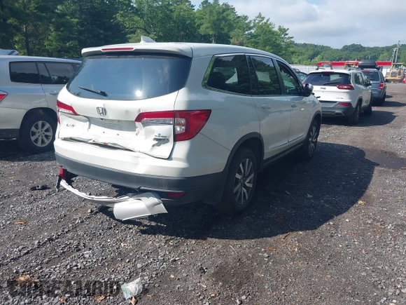 2021 Honda Pilot EX with VIN 5FNYF6H38MB072297, listed as a IAAI auction lot 42561276 with 119,172 mi miles and . Bid and sale history available at DreamBid. Image 4.